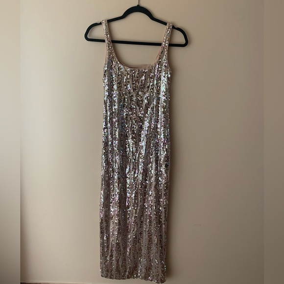 Revolve Majorelle Danielle Maxi Sequins Cocktail Party Dress xxs - Picture 5 of 10